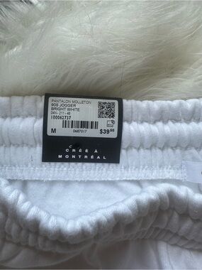 NWT White Garage 90s Joggers